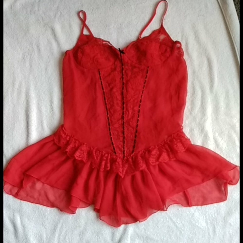 Women's lingerie size Large Lace Red short